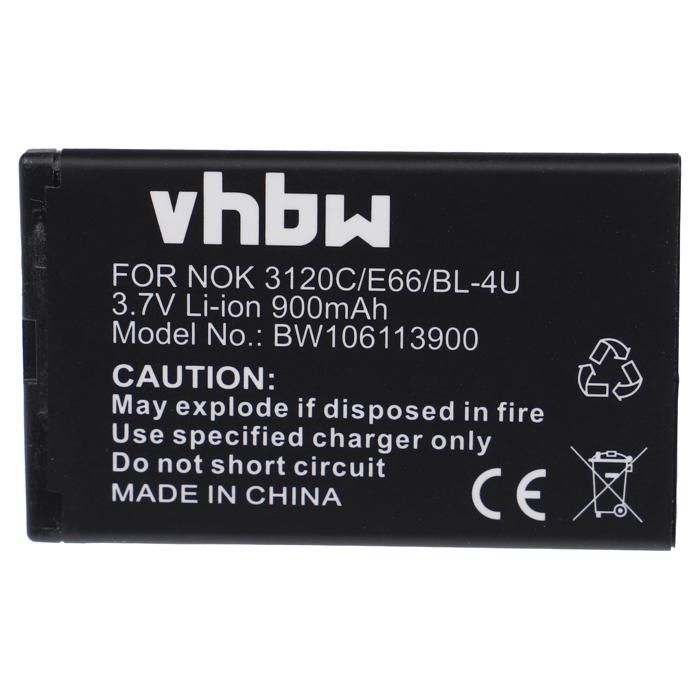 Vhbw Li-Polymère Batterie 3900mAh (3.85V) Pour Téléphone Mobil