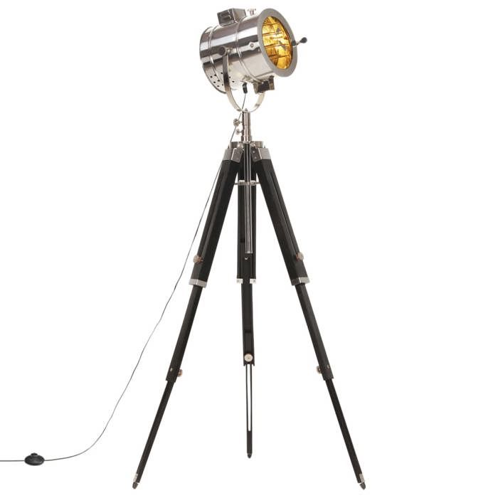 vidaXL Lampadaire Tripode Bois