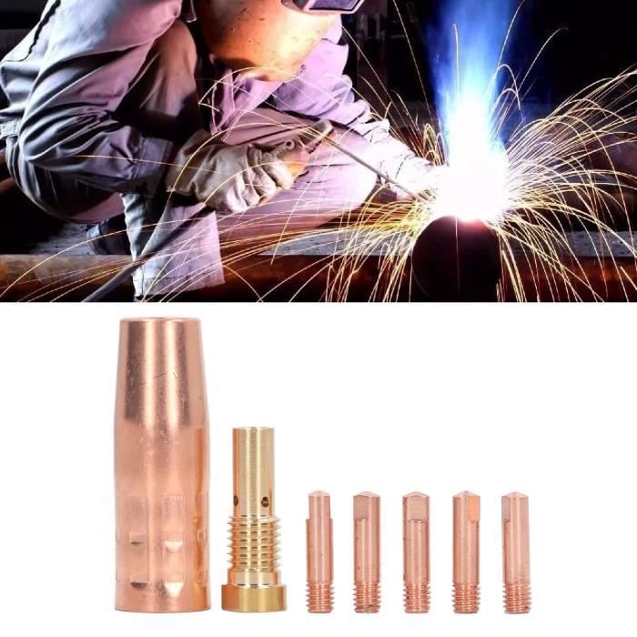 MICH 10 Pièces Buses De Soudage MIG 0.9mm Embouts De Contact De Soudage