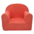 Babycalin Fauteuil classic déhoussable - Velours 100 polyester dessous 100 polyester contrecolle PU - Terracotta-1