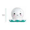 Jouet de bain interactif Baby Clementoni - Colin le poulpe lumineux et musical-1