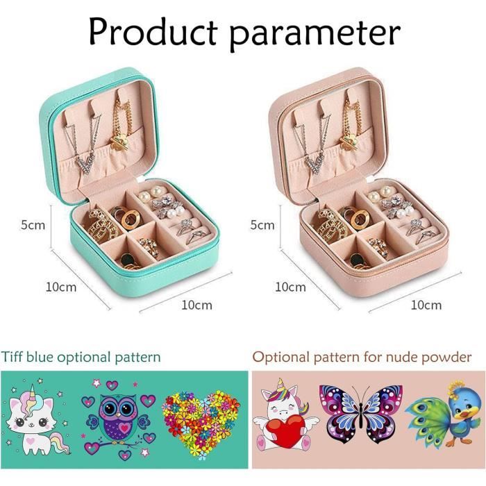 Ulikey Boîte à Bijoux Diamond Painting – Kit De Bricolage Créatif Pour Enfants 5-12 Ans, Activité Manuelle DIY, Cadeau Anniversaire Fille