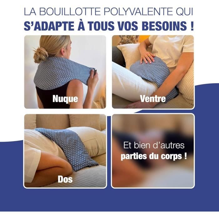 Bouillotte cervicales micro onde déhoussable Fabriquée en France — free download