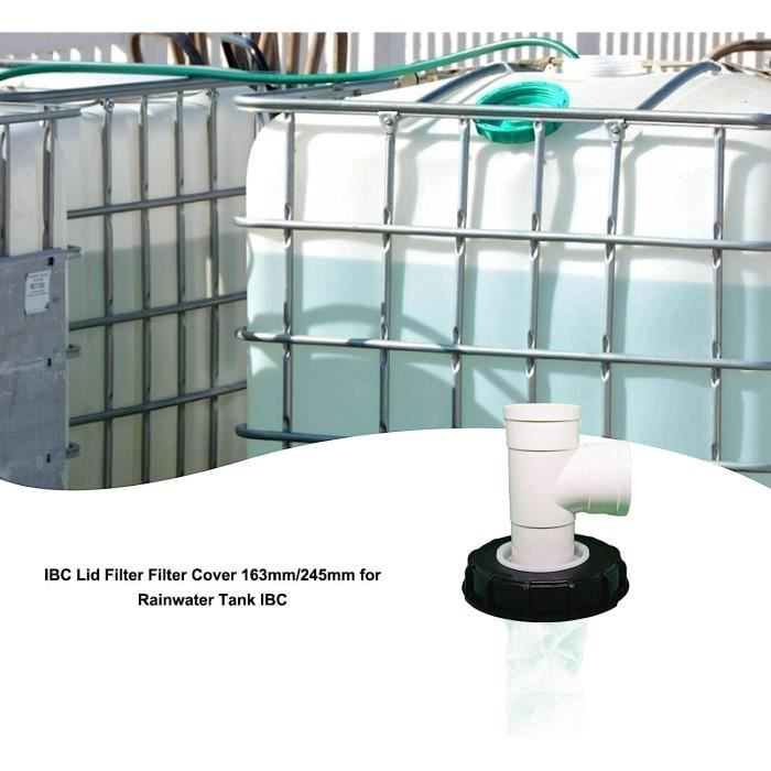 Couvercle IBC avec filtre, pour réservoir d'eau de pluie IBC 1000