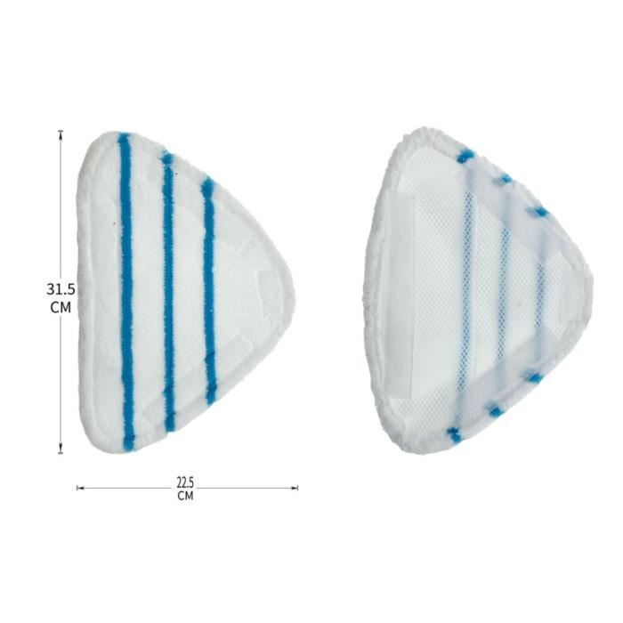 Lot De 4 Serpillères Pour Robot Aspirateur Vactidy T8 - Microfibre, Lavable, Réutilisable