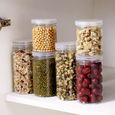 Boîte de rangement de cuisine scellant la conservation des aliments Conteneur de pot frais en plastique 87-2