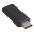 DLH Adaptateur pour transfert de données Energy - 1 x Type C Mâle USB - 1 x Type B Femelle Micro USB - Noir-2