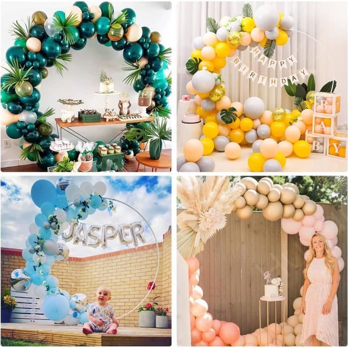 Arche Métallique Pour Décoration à Ballons 180 Cm - Type B-Grade (petits Défauts) - Pour Mariage, Fête