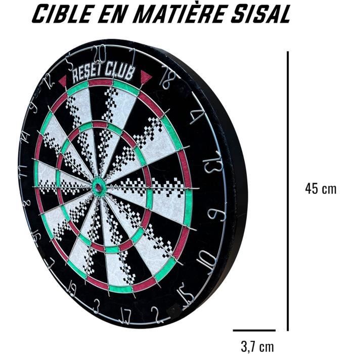 Cible De Fléchettes électronique Professionnelle Avec 12 Fléchettes - 27 Jeux, 243 Variantes, Pour 16 Joueurs - Affichage LED, Installation Murale Facile