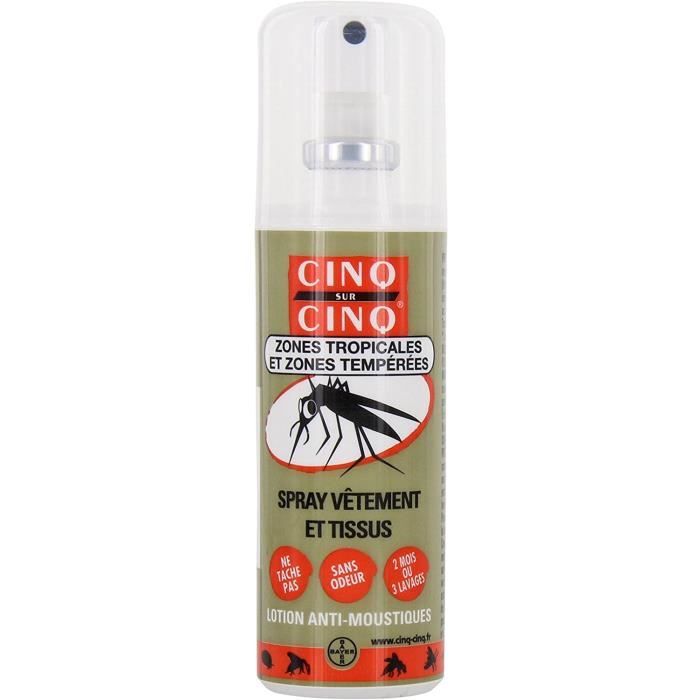 Cinq sur Cinq tissus spray Anti-moustique - 250ml