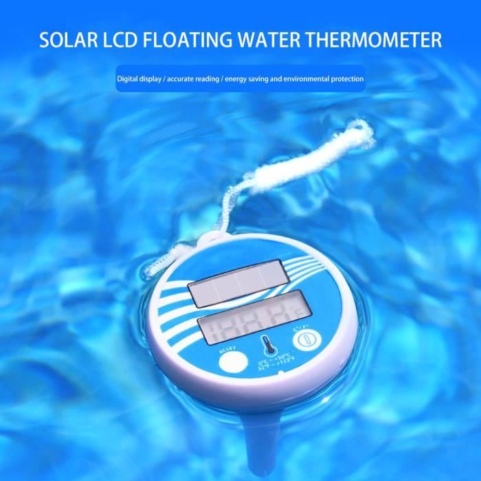 Thermomètre floteux numérique Solaire alimenté en flotte de température de l 'eau flottante pour la piscine SPA - Cdiscount Jardin