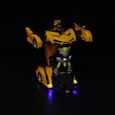 1:18 Transformers Voiture télécommandée électrique télécommandée à Grande Vitesse Voiture RC Robots Jouets pour Cadeaux Enfants-3