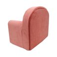 Babycalin Fauteuil classic déhoussable - Velours 100 polyester dessous 100 polyester contrecolle PU - Terracotta-3