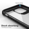 Coque Pour iPhone 11 Pro Max Bumper Hybride Rigide Antichoc Noir-3