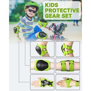 TENP Kit Protection Patins à Roulettes Adulte – Genouillères, Coudières, Poignets Respirants Et Robuste
