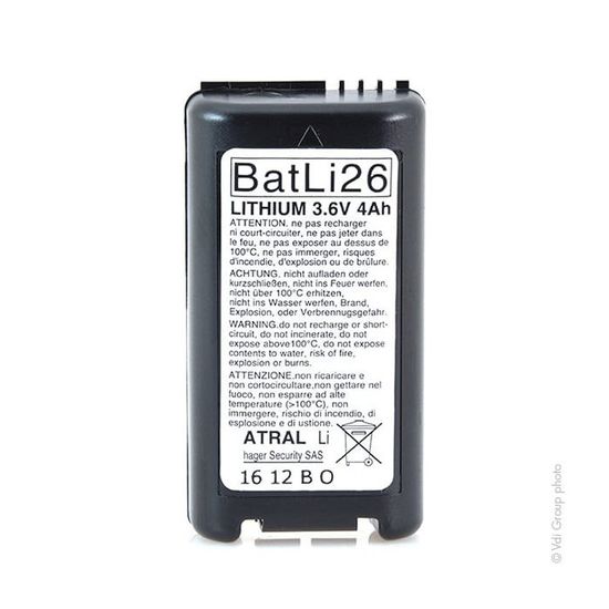 s Daitem Pile alarme DAITEM BATLI05 3.6V 4Ah Pile