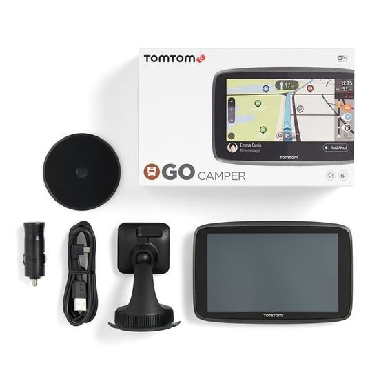 TomTom Go Camper Tour 2nd GPS Camping-Car Poids Lourd - Écran 6 Pouces 15.2 Cm - Neuf