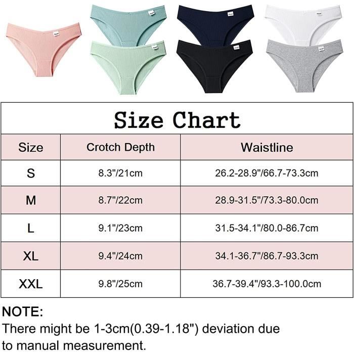 Culottes Sans Couture Domee - Lot De 6 - Pour Adolescente - Nylon Doux - Taille Unique 10-16 Ans