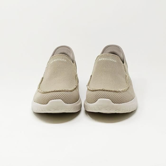 Baskets homme SLIP INS : PARSON - RALVEN taupe Skechers - Baskets