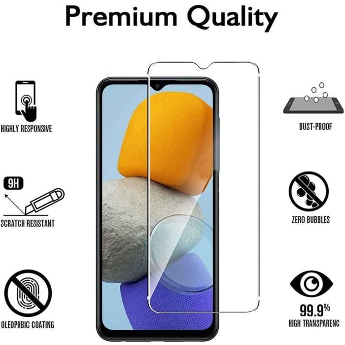 4 Films de protection pour Samsung Galaxy M33 5G [2 écran + 2 objectif]