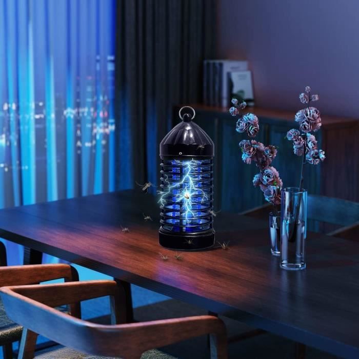 Lampe Anti Moustique - UV LED Tue Mouches Destructeur D' Insectes Electrique 20W, PIEGE A Mouche Efficace Portée 20-120M² E42918 - Jardin