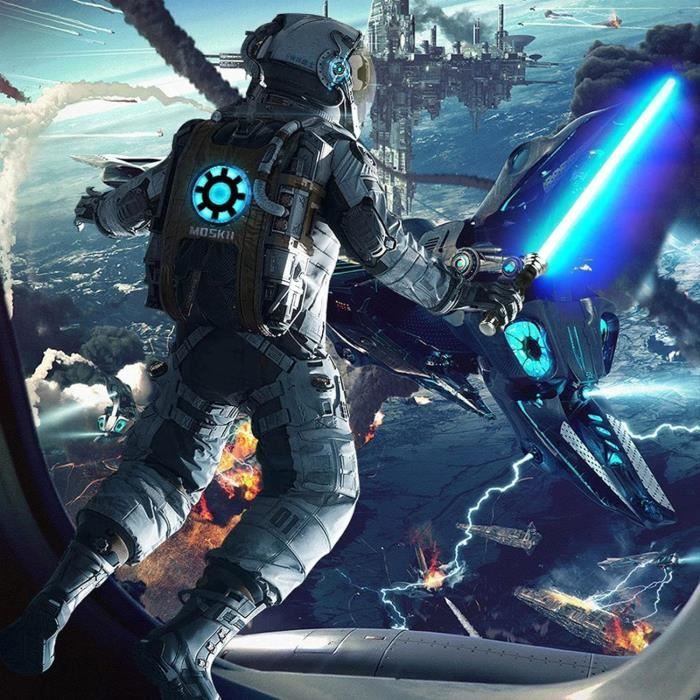 Casque VR Avec écouteurs Intégrés – Compatible Smartphones 4,7 à 7,2 Pouces, Lentilles HD, Anti Lumière Bleue