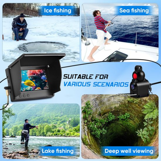 Caméra Sous-marine Fish Cam Pour Bateau - Système Vidéo - Boîte Ouverte, Jamais Utilisée