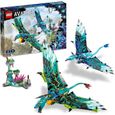 LEGO® Avatar 75572 Le Premier Vol en Banshee de Jake & Neytiri, Jouet Pandora, avec Animaux-0