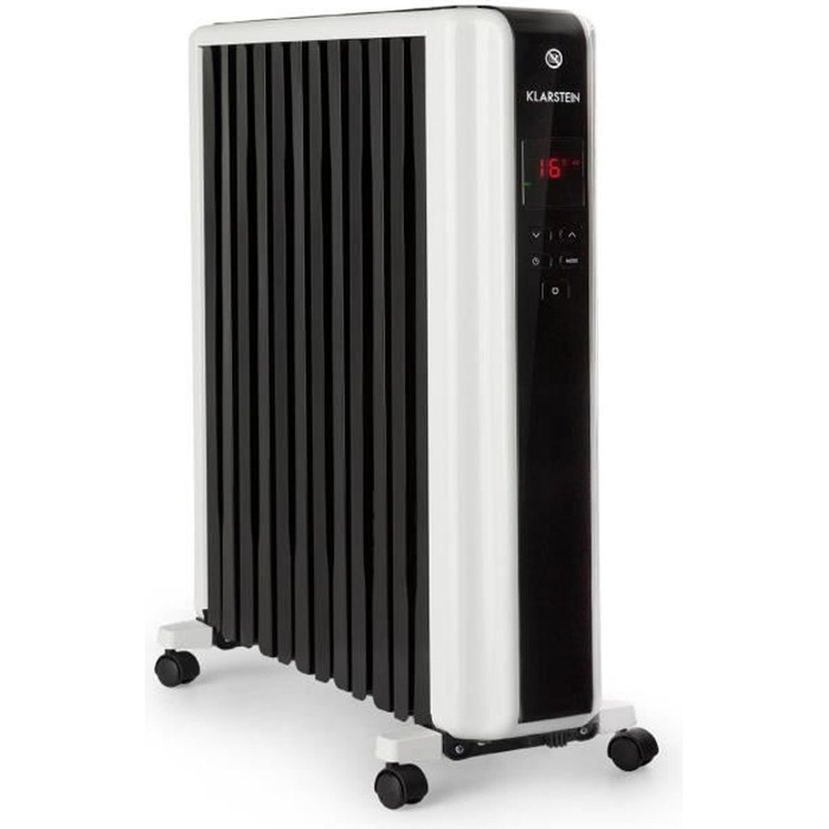 NEUF J-Home 13 fin blanc bain d/'huile radiateur électrique 2500 W 3 réglages de chaleur