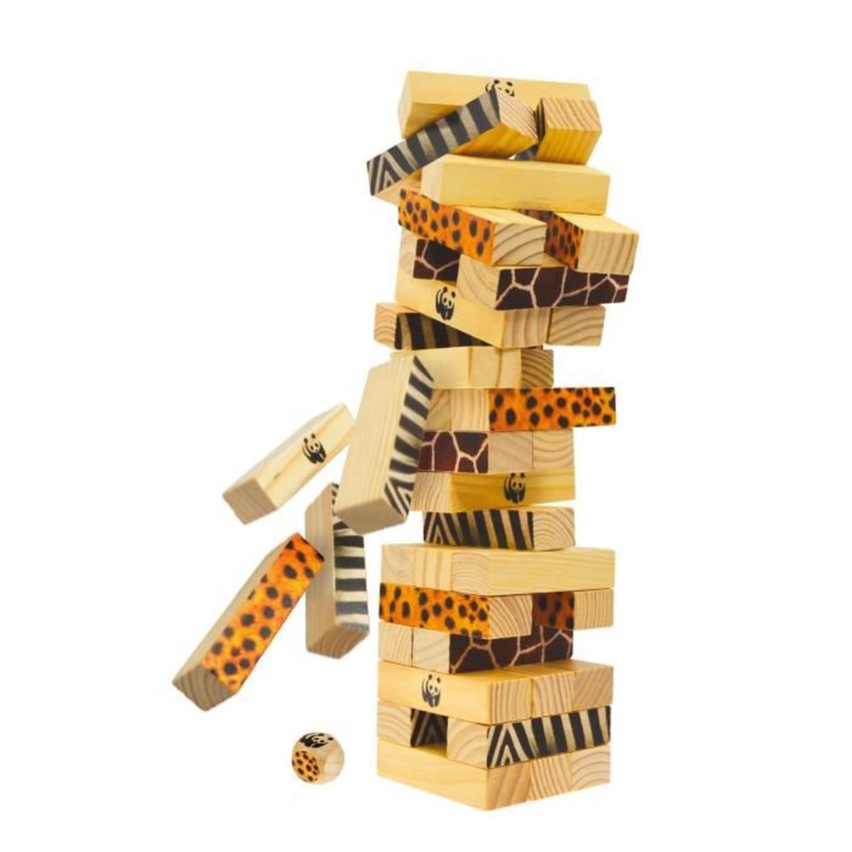 WWF Jeux de soci?�t?� Tour Infernale En bois safari - Cdiscount Jeux - Jouets