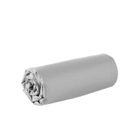 DKDO Drap housse - 160 x 200 cm - 100% coton - 57 fils - France - Gris