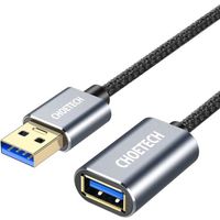 Câble d'extension CHOETECH USB 3.0 (6,6 pieds / 2 m) Cordon de transfert de données A-Mâle à femelle 5 Gbit / s