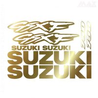 8 sticker GSX F – BORDEAU – sticker SUZUKI GSXF 750 - SUZ421