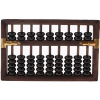 Abacus Vintage en bois - UNBRANDED - Abacus chinois - Mini-outil de calcul - Enfants Éducatifs