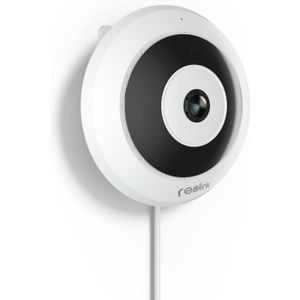 CAMÉRA IP Caméra fisheye IP PoE 360°, caméra d'intérieur HD 6MP pour Maison-Bureau, détection de Personnes, Audio bidirectionnelle[Z1621]