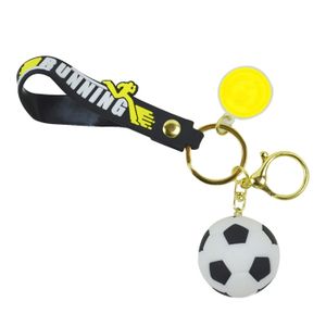 Porte-clés Balle De Football – Gris, Léger, Avec Anneau, Cadeau Idéal Pour Fans De Foot (Série A, La Liga, Bundesliga, Ligue 1)