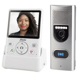 INTERPHONE - VISIOPHONE Sonnette intercom avec caméra et écran couleurs 3.