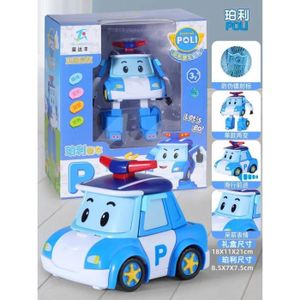 ROBOT - ANIMAL ANIMÉ 1 pièces-A - Robocar-group jouet Poli pour enfants, Modèle de voiture robot transformant, Figurine d'anime, C