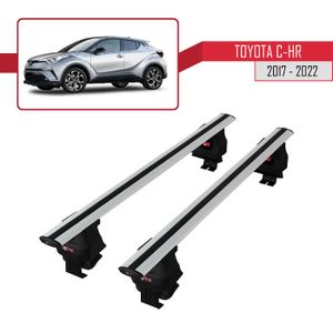 Snailfly Barres de toit transversales pour Toyota CHR C-HR 2017-2023 :  : Auto
