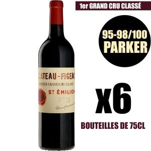 VIN ROUGE X6 Château Figeac 2016 75 cl AOC Saint-Emilion Gra