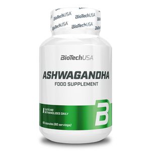 COMPLEMENTS ALIMENTAIRES - DETENTE Ashwagandha (60 caps)| Stress|Biotech USA