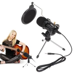 MICROPHONE HURRISE Microphone Condensateur Professionnel Kit,