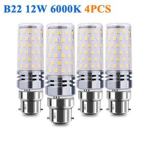 AMPOULE - LED Lot de 4,Ampoule LED B22,12W (Équivalent Halogène 