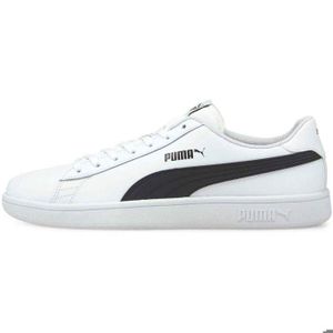 BASKET Puma Baskets en cuir Smash V2 Blanc Homme