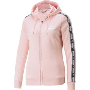 SWEATSHIRT Sweat zippé Rose Femme Puma Tape