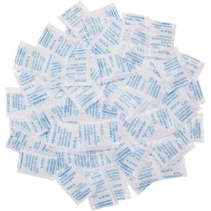 DÉSHUMIDIFICATEUR Lot de 150 sacs déshydratants en gel de silice, sacs en silicone de qualité alimentaire, déshumidificateur, absorbeur d'humid[c545]