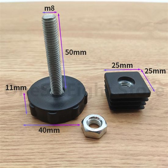 PATIKIL 100mm OD Trou Bouchons, 1 Paquet Rond Snap in Type verrouilage