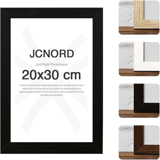 Cadre Photo En Bois Brut 20x30 Cm - Neuf - Pour Affiche, Poster, Tableau