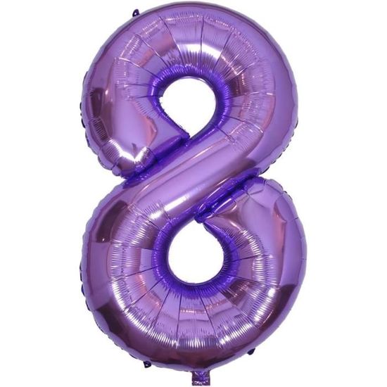 Ballon Chiffre Argenté – Décoration Anniversaire, Mariage