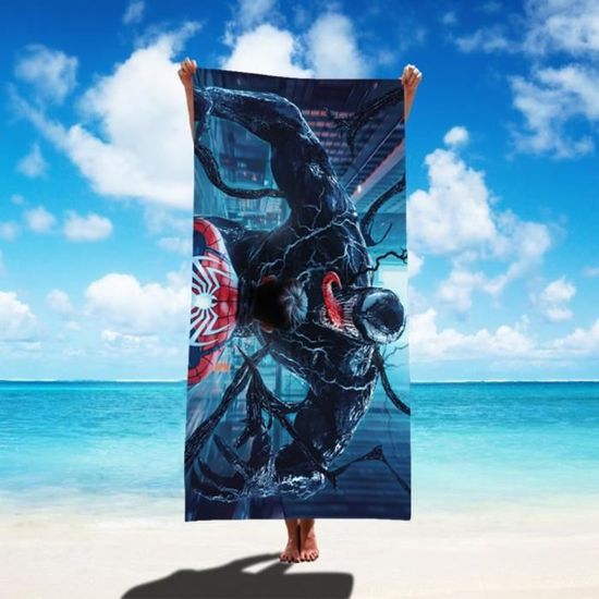 Serviette De Plage Microfibre 90x170 Cm – Anti-sable, Séchage Rapide, Légère (crâne Rose) - 11